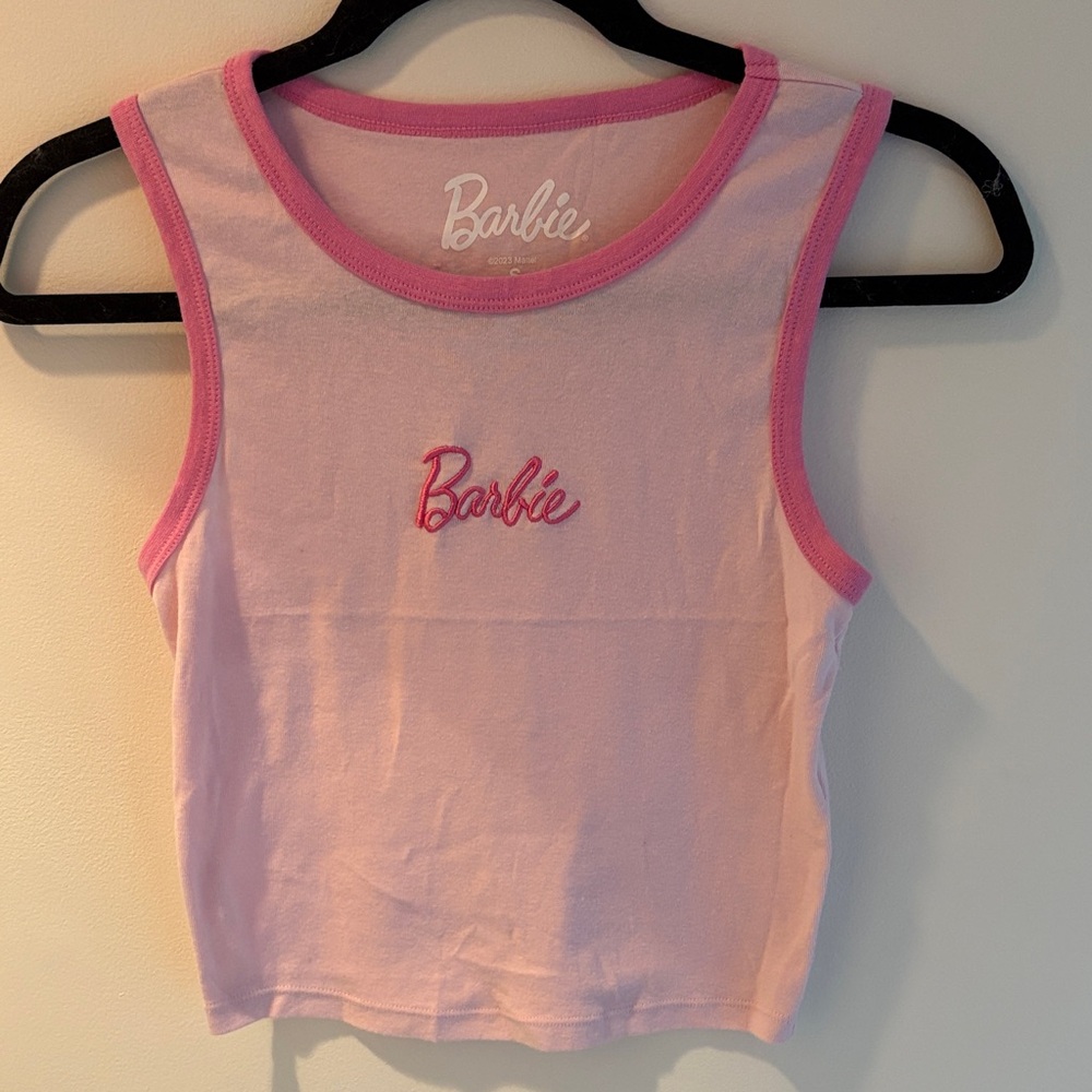 Barbie Light Pink Kids Tank Top
